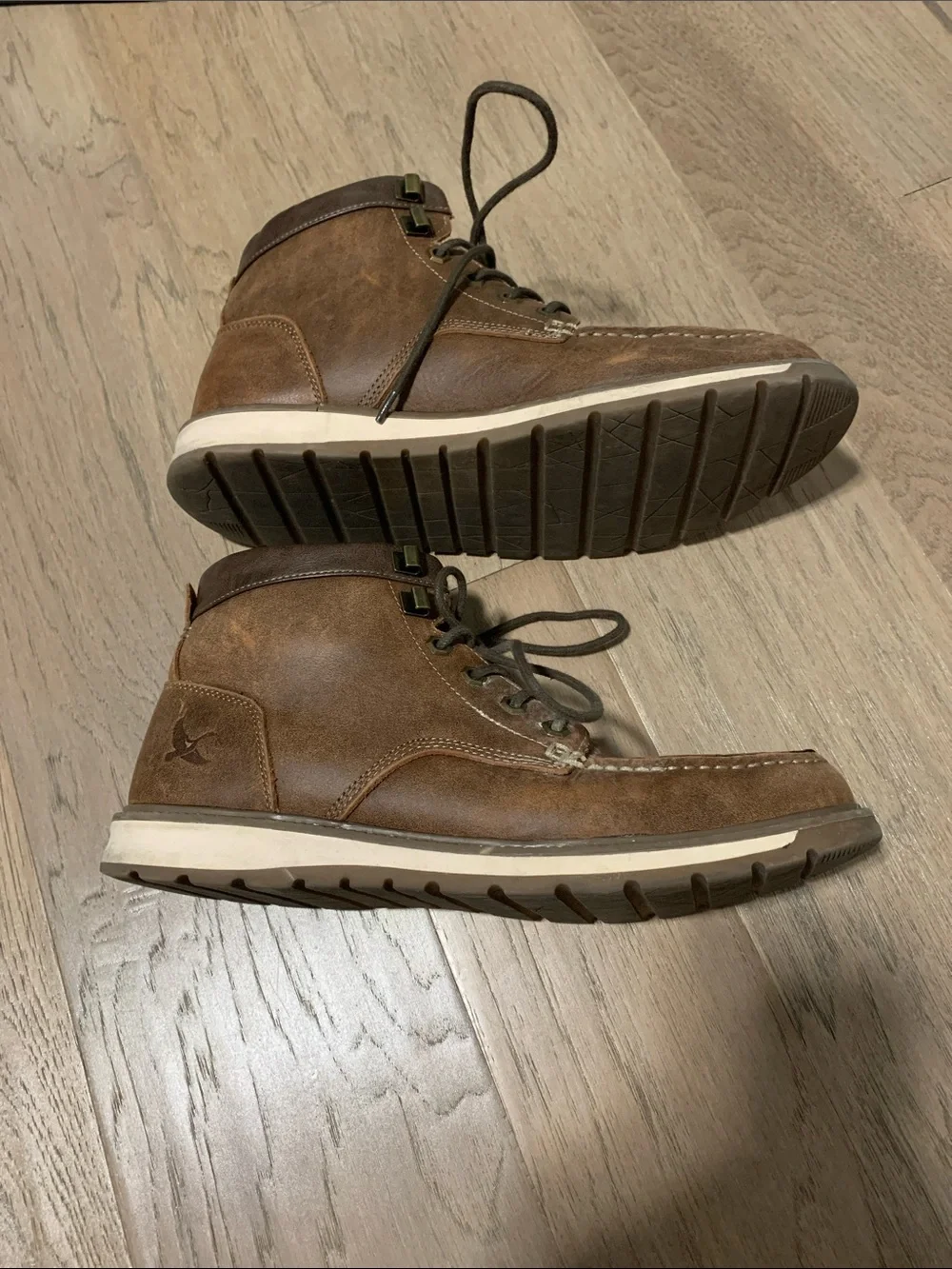 Eddie Bauer Stahl Peak Men's Leather Boots Size 11
